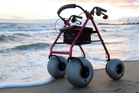 Portland Beack Rollator all-terrain-picture