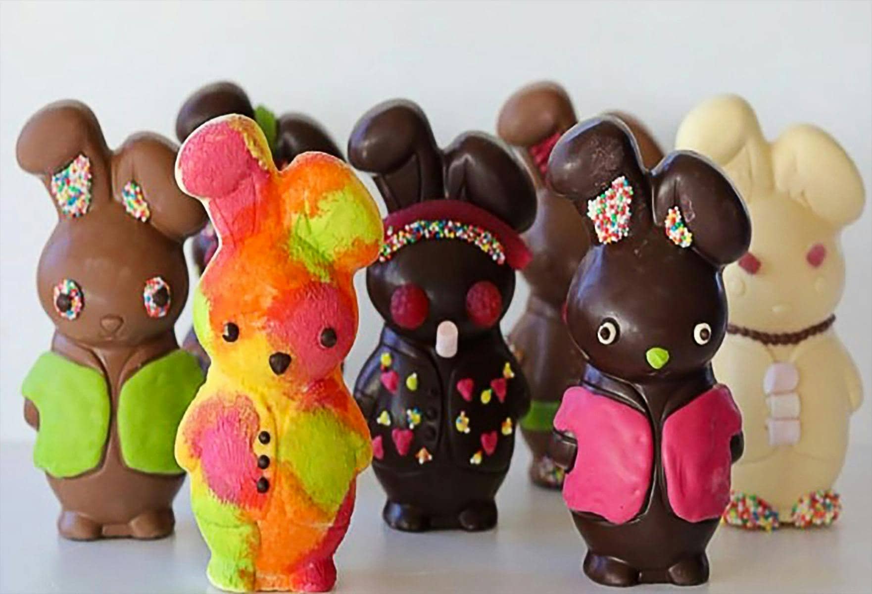 Decorate your own Floppy Bunny at Great Ocean Road Chocolaterie and Ice Creamery