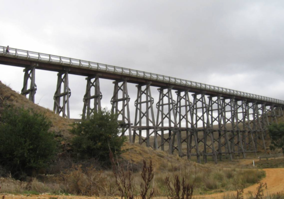 Ballarat to Skipton Rail Trail Trestle Bridge